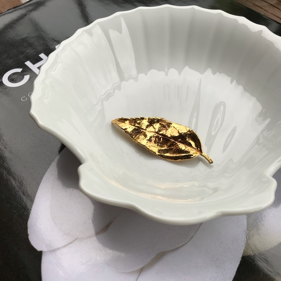 Feather gold tone stunning brooch ✨ Vintage from France - Picture 5 of 6